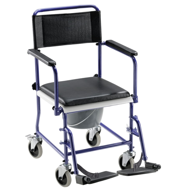 Cadeira-Sanitaria-com-rodizios-Blue-Mobile-Commode