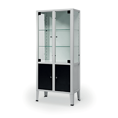 Armario-de-Instrumentos-com-Cacifo---Pes-Inox