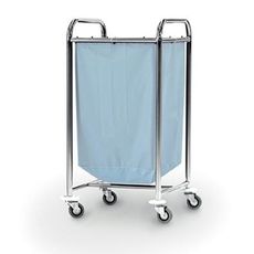 Carro de Roupa Suja Simples Inox