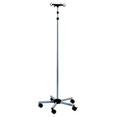Suporte de Soro em Inox 4 Ganchos