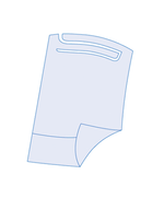 Babete-Impermeavel-Azul-com-Bolsa--37x60cm--100-unid-