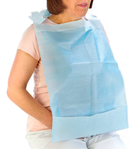 Babete-Impermeavel-Azul-com-Bolsa--37x60cm--100-unid-