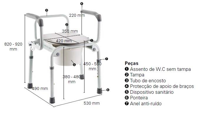 Cadeira-de-WC-Invacare-Izzo--3-em-1-
