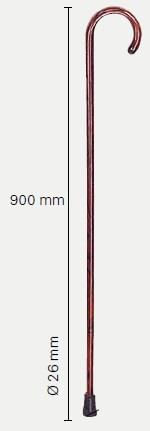 Bengala-Classica-Invacare-Moviale-de-Madeira-em-Curva--90cm-