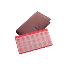Organizador de Med. Semanal S3 Vermelho (3 x dia) Carteira