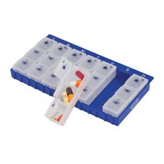 Organizador de Medicamentos Semanal S3 Azul (3 x dia)