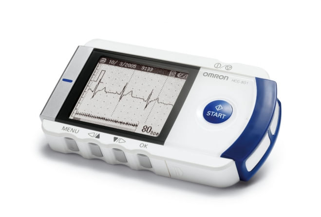 Monitor electrocardiógrafo portátil