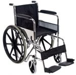 Cadeira-de-Rodas-em-Aco-Cromado-Dobravel