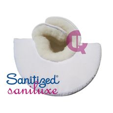 Calcanheira Semicilíndrica Anti-Escaras Impermeável (Branca)
