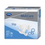 Embalagem com 30 fraldas descartáveis para incontinência moderada adulta Molicare  Premium Slip Extra Plus XS (cor azul) :: Servisfarma