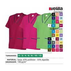 Túnica com Gola em V com Detalhes em Contraste