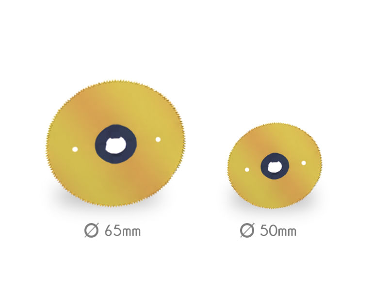 Lamina-em-Inox-Titanio-de-Gesso-Sintetico-para-Serra-Oscimed