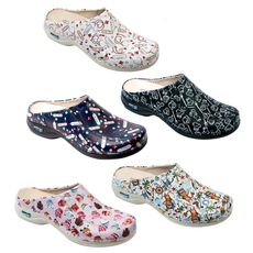 Socas WashGo com Elásticos e Furos Estampadas Berlim