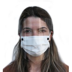 Máscara de Proteção Lavável com Viseira