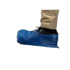 Cobre Sapatos Descartável em Polietileno Azul (100 unidades)