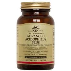 Solgar Advanced Acidophilus Plus 60 vcaps