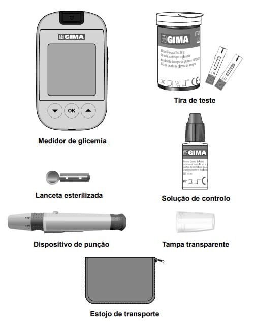 Aparelho para Monitorização da Glicose (Kit Completo) - Medical Shop