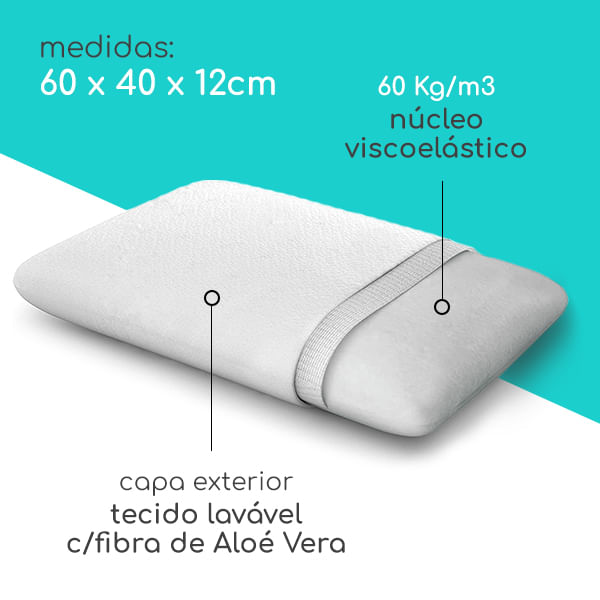 Almohada Chaide Memory Foam 60X40 Cm