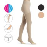 Meias-de-Compressao-Cotton-Collant-Classe-2-Pe-Aberto