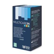 Tiras para Medição de Colesterol MULTICAREIN