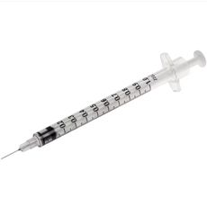 Seringas de 3 Peças c/ Agulha 27G 0,40 x 10mm 1 ml (100 un.)