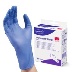 Luvas de Nitrilo Azul Fino Peha-Soft (10 unidades)