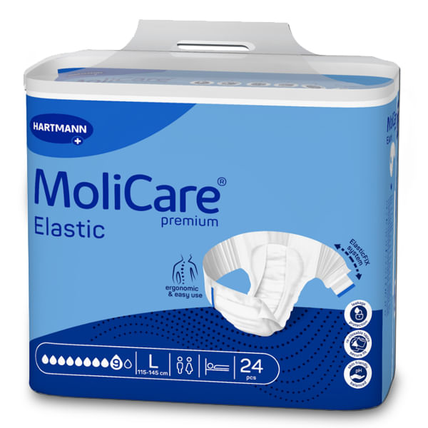 Fraldas MoliCare Premium Elastic 9G - Medical Shop