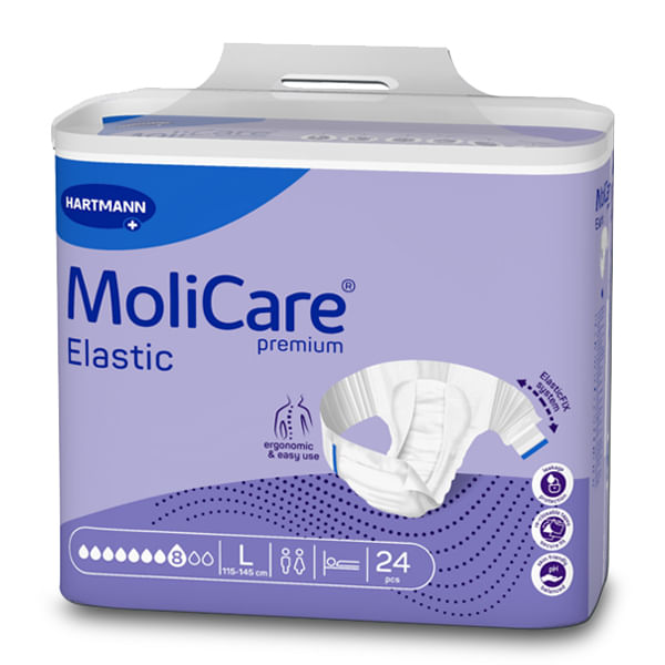 Fraldas MoliCare Premium Elastic 8G - Medical Shop