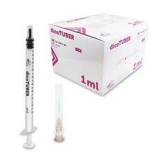 Seringas de Tuberculina 1ml com Agulha 100Un.