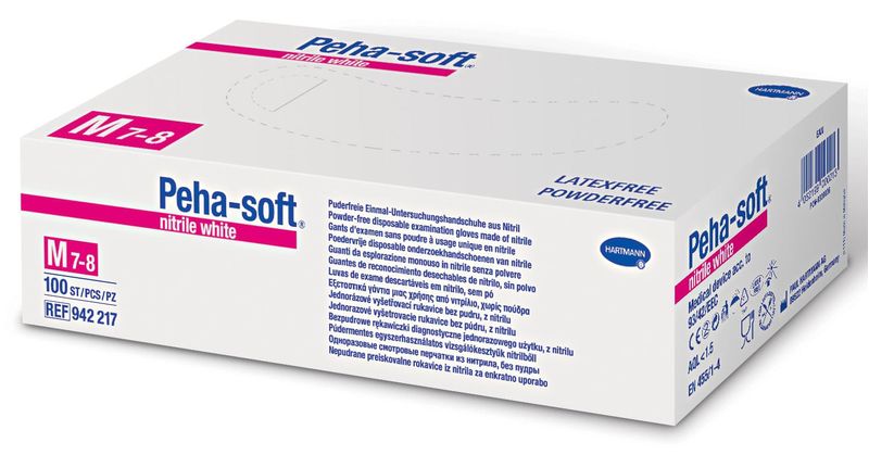 Luvas-de-Nitrilo-Peha-Soft-Brancas-200-unidades